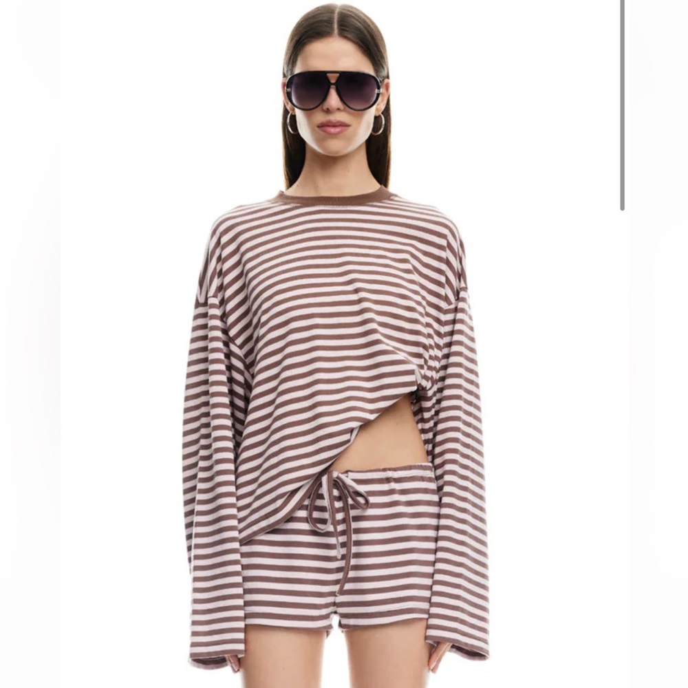 Lioness Bloom long sleeve striped shirt